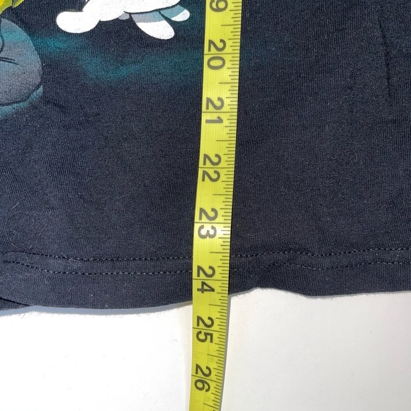 Disney 100% Cotton Black Mickey & Minnie Mouse Halloween Tee Medium Women’s - Picture 8 of 10